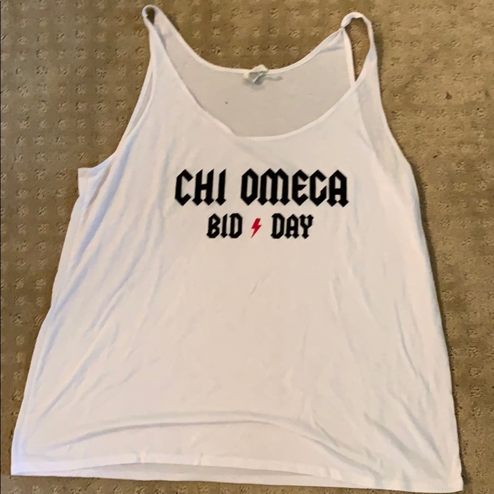 Brand new chi omega tank
